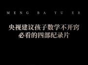 央视推荐灭掉孩子数学逻辑混乱的4部开悟型数学纪录片！