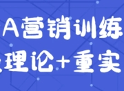 老A营销训练营轻理论+重实战