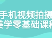 手机视频拍摄美学零基础课程