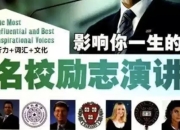 国外名人名校励志演讲合集，练习听力口语绝佳素材