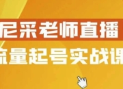 尼采老师直播流量起号实战课