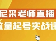 尼采老师直播流量起号实战课