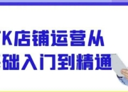 TK店铺运营从基础入门到精通