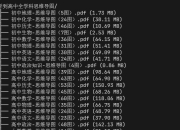 【育儿辅导】小学到高中全学科思维导图