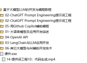 基于大模型LLM的开发与编程教程