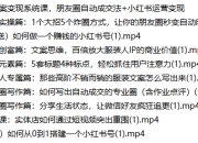 服装人IP文案变现系统课，朋友圈自动成交法+小红书运营变现