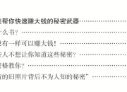 《赚大钱秘笈》：从零打造赚钱机器的暴利项目法则