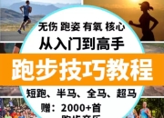 无伤跑姿有氧核心，从入门到高手跑步技巧教程