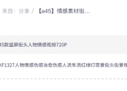 情感素材街拍人流车流空镜风景唯美治愈人物城市背景夜景视频素材