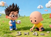 小学数学跟着动画学 《大智与呆呆动漫数学》