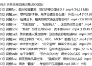 【喜马拉雅】朱伟21天英语单词速记营(2000词)