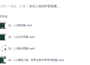 合伙人知识IP变现课，实现知识付费与商业合作