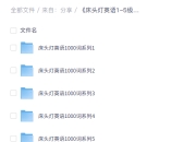 《床头灯英语1-5级》号称3000词读遍天下名著（含文本+音频+PDF）