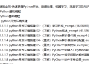 黑马人工智能急速就业班-快速掌握Python开发、 数据处理、机器学习、深度学习及NLP等前沿技术