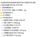 GX068.6000多款免费可商用中英文无版权字体合集