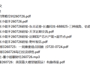 全网付费文章 - 大佬文集圈 学习先锋 精选研报 7月26日更新